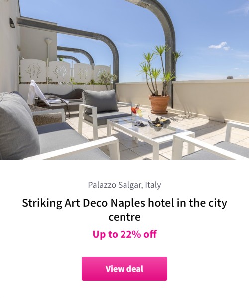 Striking Art Deco Naples hotel in the city centre