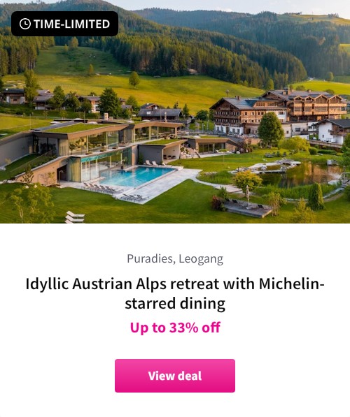 Idyllic Austrian Alps retreat with Michelin-starred dining