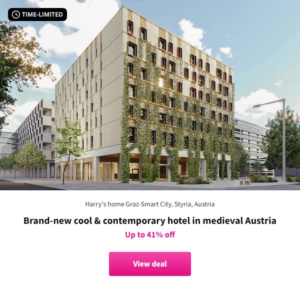 Brand-new cool & contemporary hotel in medieval Austria