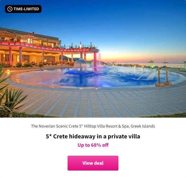 5* Crete hideaway in a private villa