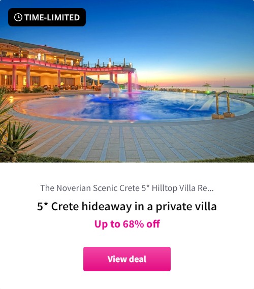 5* Crete hideaway in a private villa