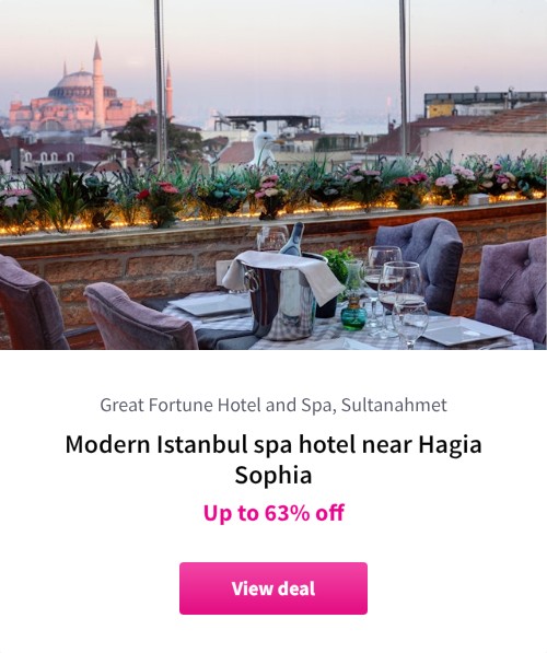 Modern Istanbul spa hotel near Hagia Sophia