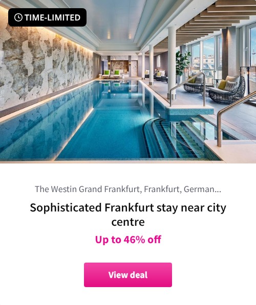 Sophisticated Frankfurt stay near city centre