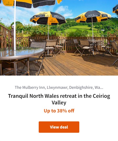 Tranquil North Wales retreat in the Ceiriog Valley