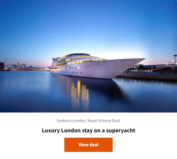 Luxury London stay on a superyacht