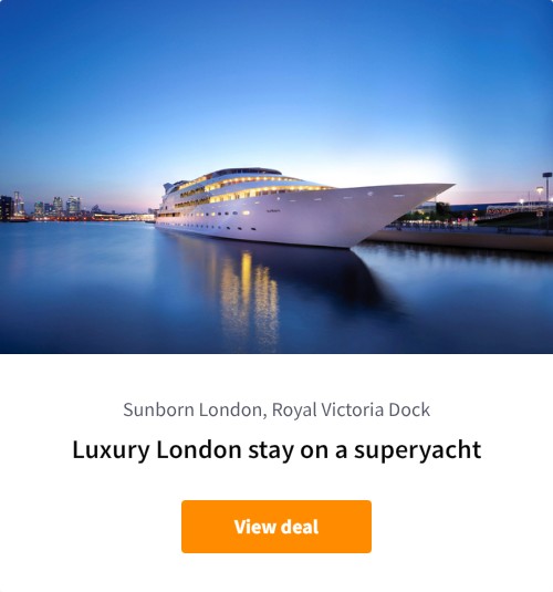 Luxury London stay on a superyacht