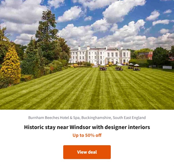 Historic stay near Windsor with designer interiors
