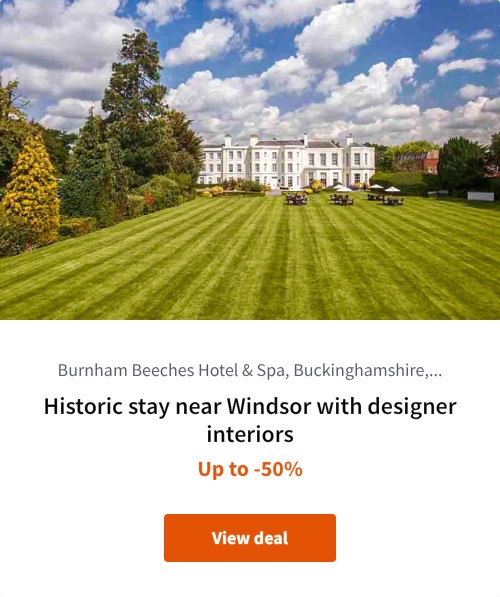 Historic stay near Windsor with designer interiors