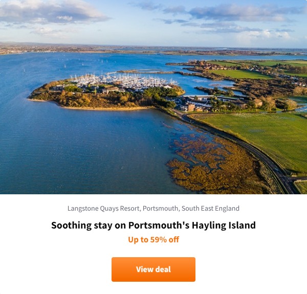 Soothing stay on Portsmouth's Hayling Island