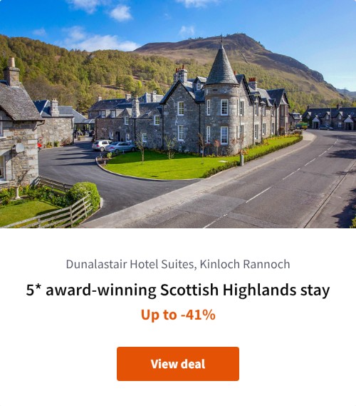 5* award-winning Scottish Highlands stay