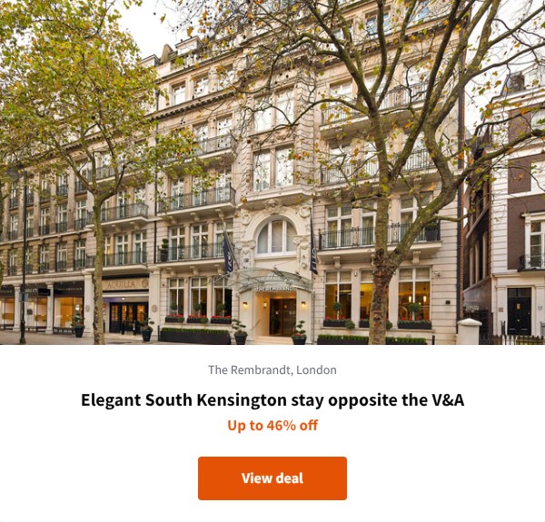 Elegant South Kensington stay opposite the V&amp;A