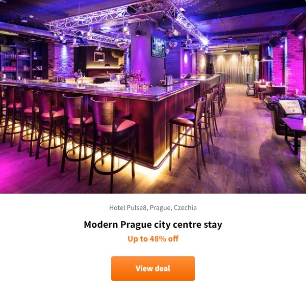 Modern Prague city centre stay