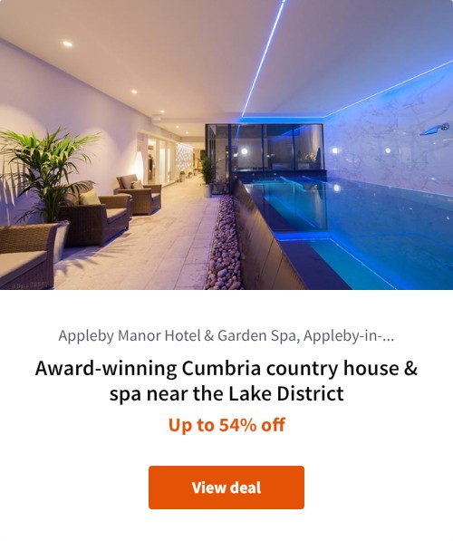 Award-winning Cumbria country house &amp; spa near the Lake District