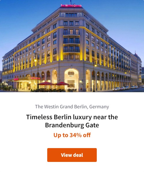 Timeless Berlin luxury near the Brandenburg Gate