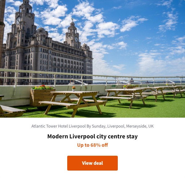 Modern Liverpool city centre stay