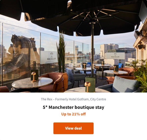 5* Manchester boutique stay