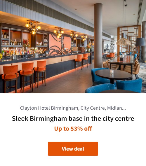 Sleek Birmingham base in the city centre