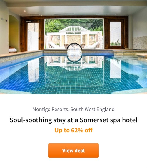 Soul-soothing stay at a Somerset spa hotel