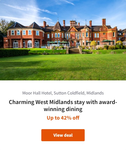 Charming West Midlands stay with award-winning dining