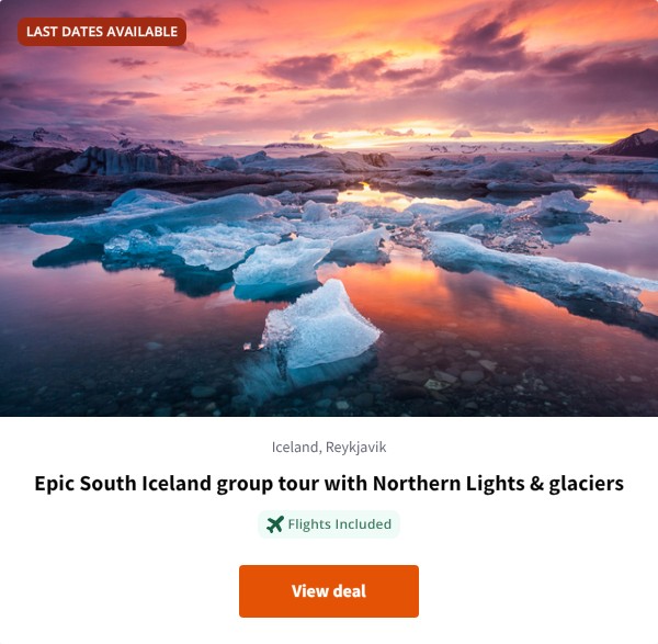 Epic five-day Iceland escape with Blue Lagoon & Northern Lights