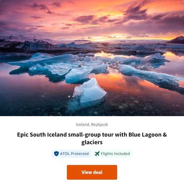 Epic South Iceland small-group tour with Blue Lagoon &amp; glaciers