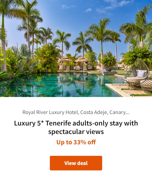 Luxury 5* Tenerife adults-only stay with spectacular views