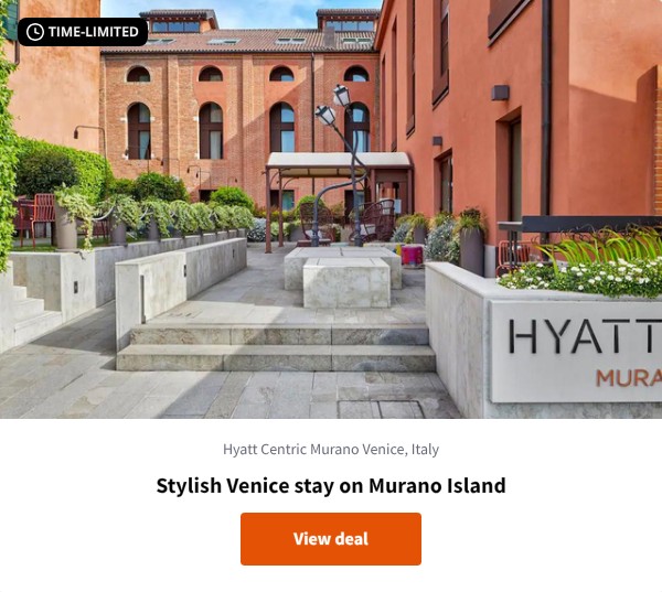 Stylish Venice stay on Murano Island