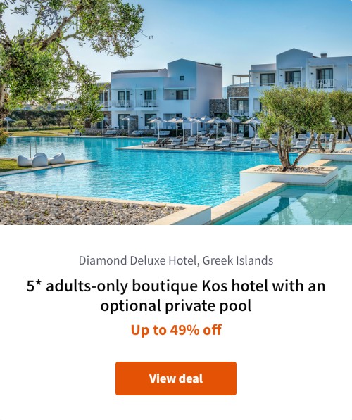 5* adults-only boutique Kos hotel with an optional private pool