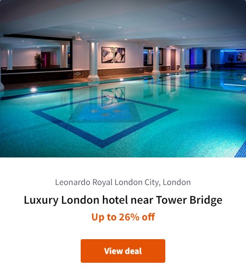 Luxury London hotel near Tower Bridge