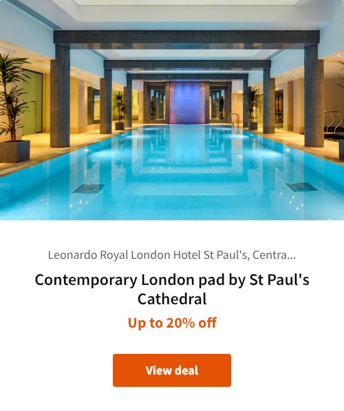 Contemporary London pad by St Paul's Cathedral