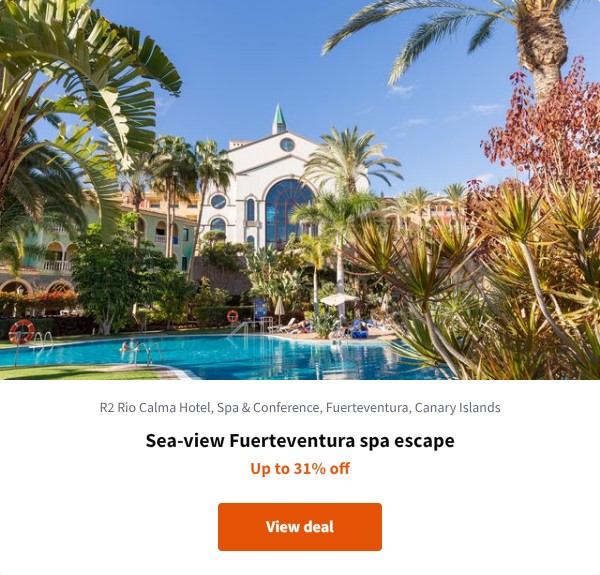 Sea-view Fuerteventura spa escape