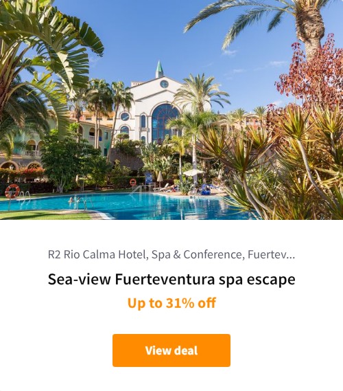 Sea-view Fuerteventura spa escape