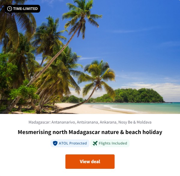 Mesmerising north Madagascar nature & beach holiday
