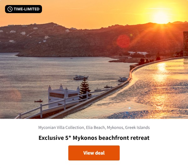 Exclusive 5* Mykonos beachfront retreat