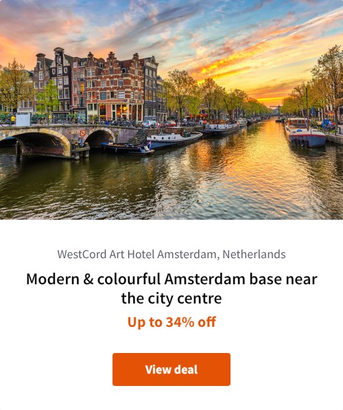 Modern &amp; colourful Amsterdam base near the city centre