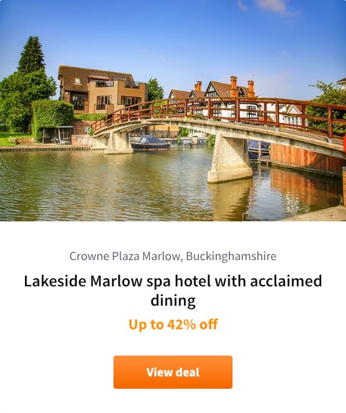 Lakeside Marlow spa hotel with acclaimed dining