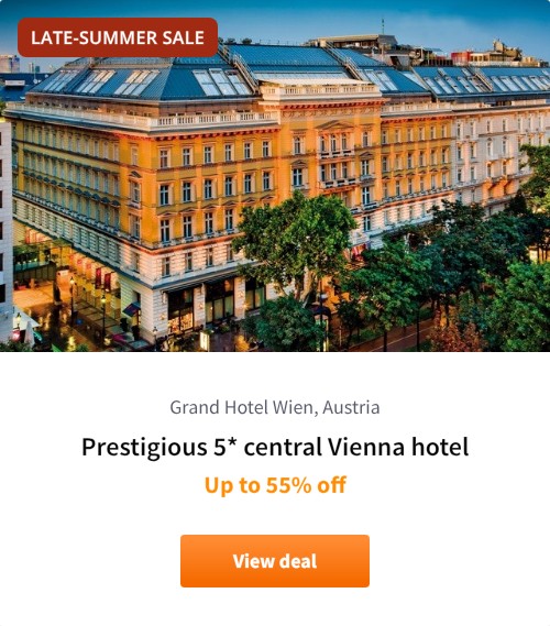 Prestigious 5* central Vienna hotel