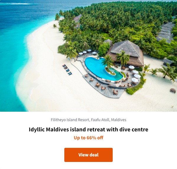 Idyllic Maldives island retreat with dive centre