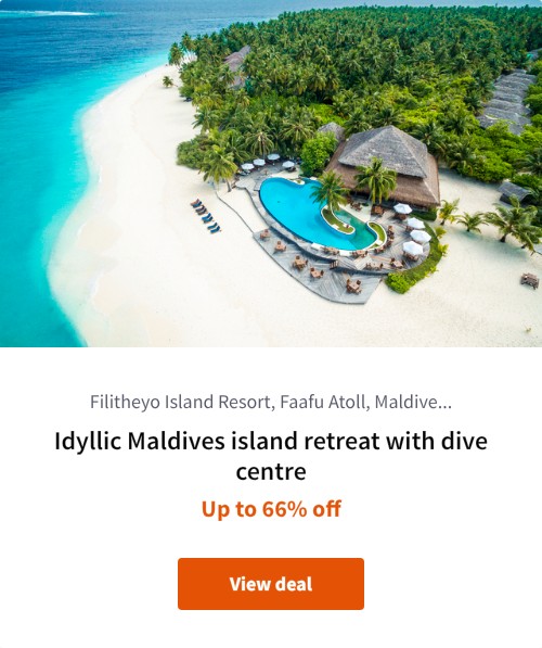 Idyllic Maldives island retreat with dive centre