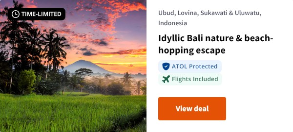Idyllic Bali nature & beach-hopping escape