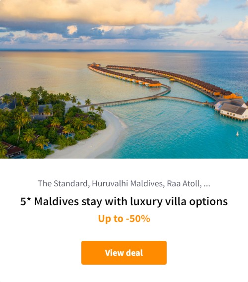 5* Maldives villa with a private plunge pool