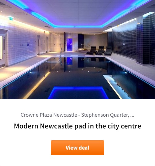 Modern Newcastle pad near the train station