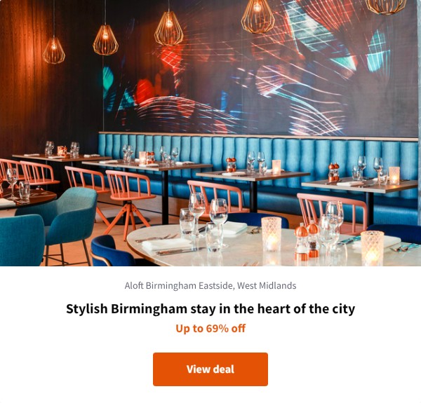 Stylish Birmingham stay in the heart of the city