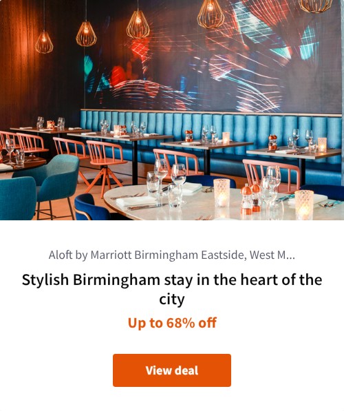 Stylish Birmingham stay in the heart of the city