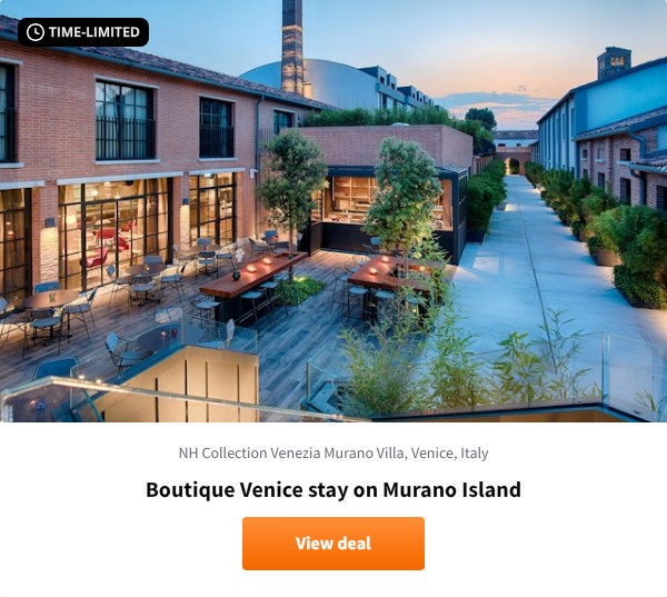Boutique Venice stay on Murano Island
