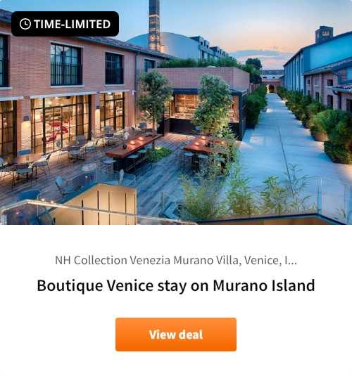 Boutique Venice stay on Murano Island