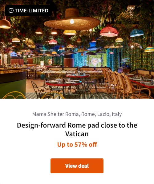 Design-forward Rome pad close to the Vatican