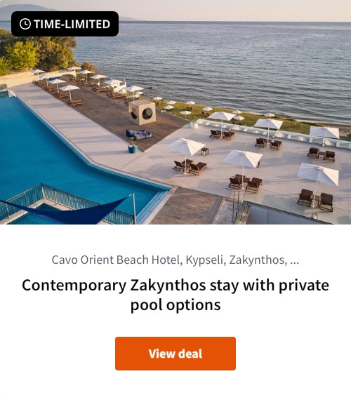 Contemporary Zakynthos stay with private pool options