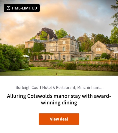 Alluring Cotswolds manor stay with award-winning dining
