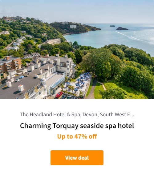 Charming Torquay seaside spa hotel